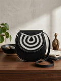 Beaded African Saddle crossbody bag